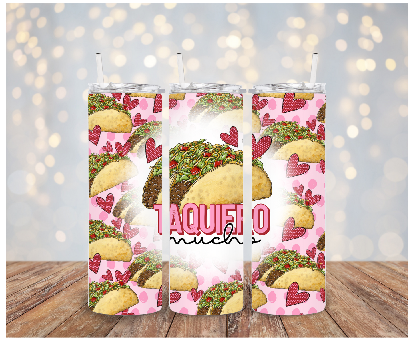 Taquero Mucho Tumbler Sublimation Transfer