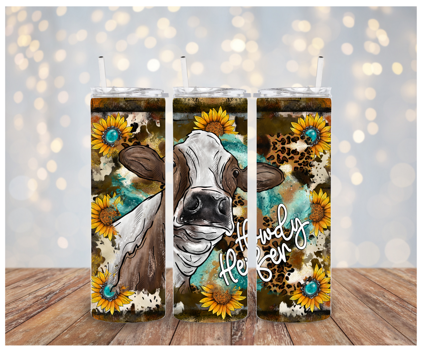 Howdy Heifer Vinyl Wrap