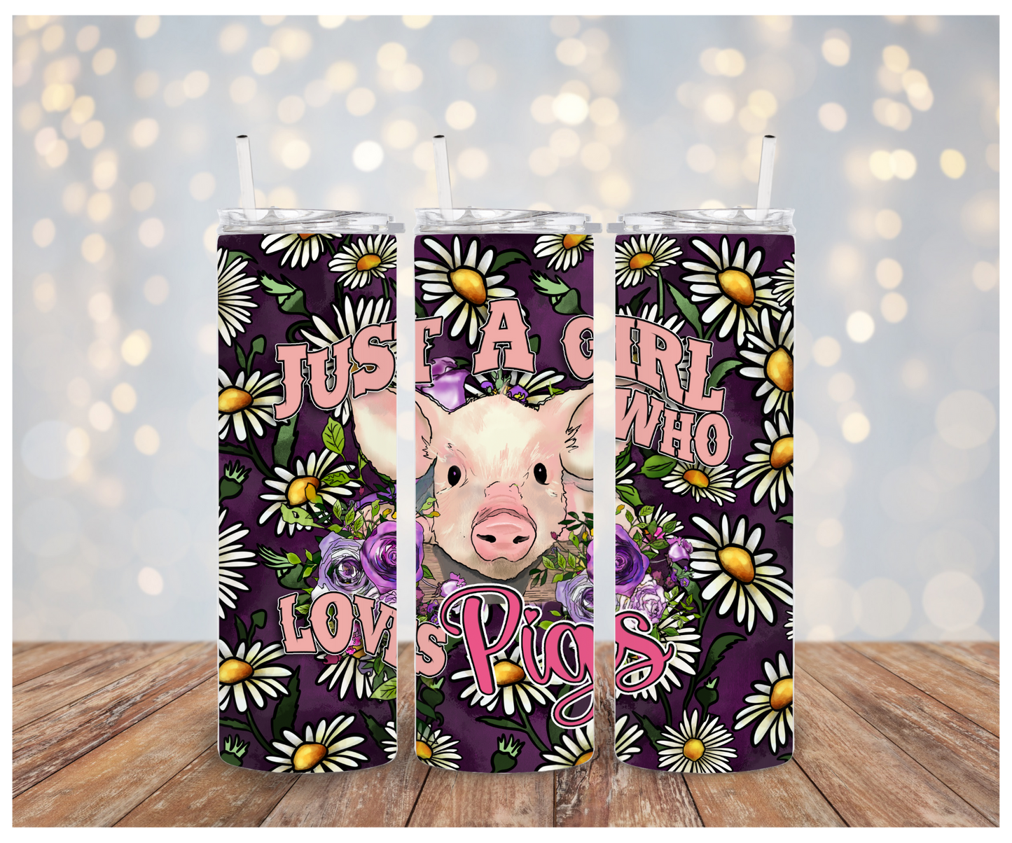 Just A Girl Who loves pigs  Vinyl Wrap