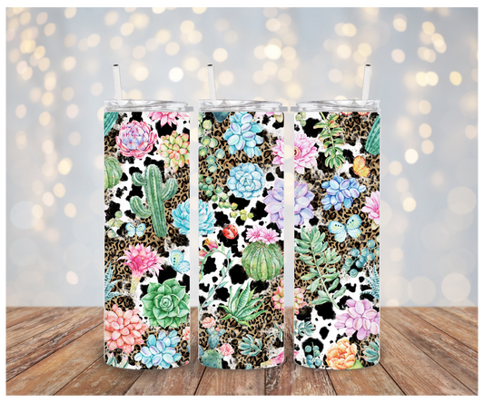 Cowhide Succulent Vinyl Wrap