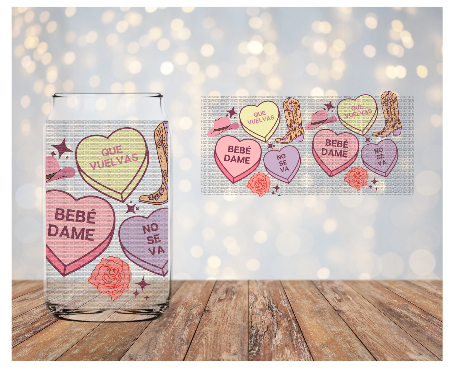 Grupo Frontera hearts Libbey Wrap