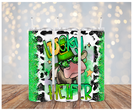 Lucky Heifer Sublimation Tumbler