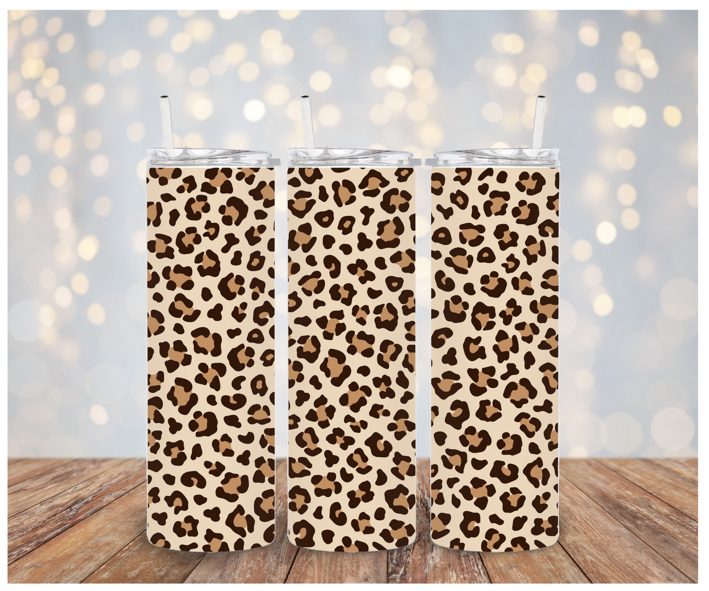 Full Leopard Sublimation Tumbler Transfer