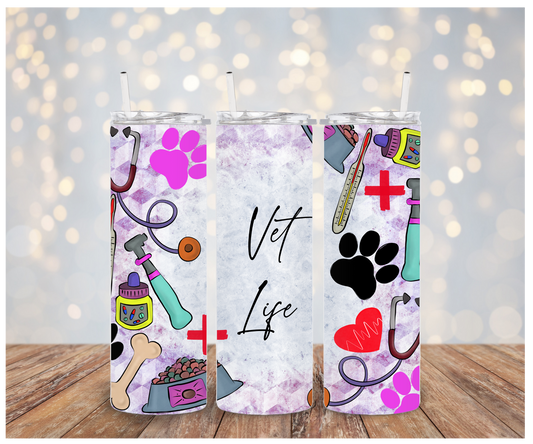 Vet Life Sublimation Tumbler