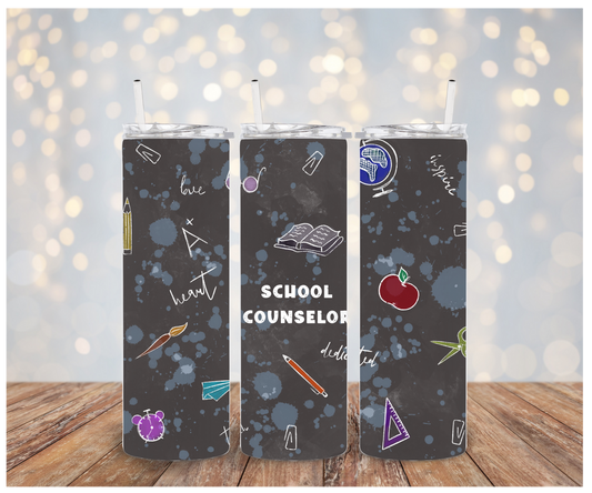 Counselor Sublimation Tumbler