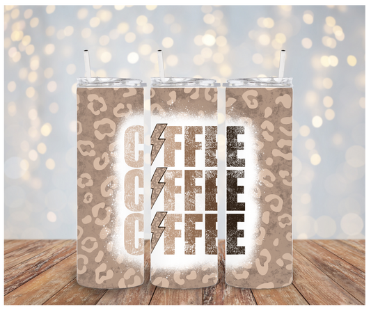 Leopard Coffee Sublimation Transfer