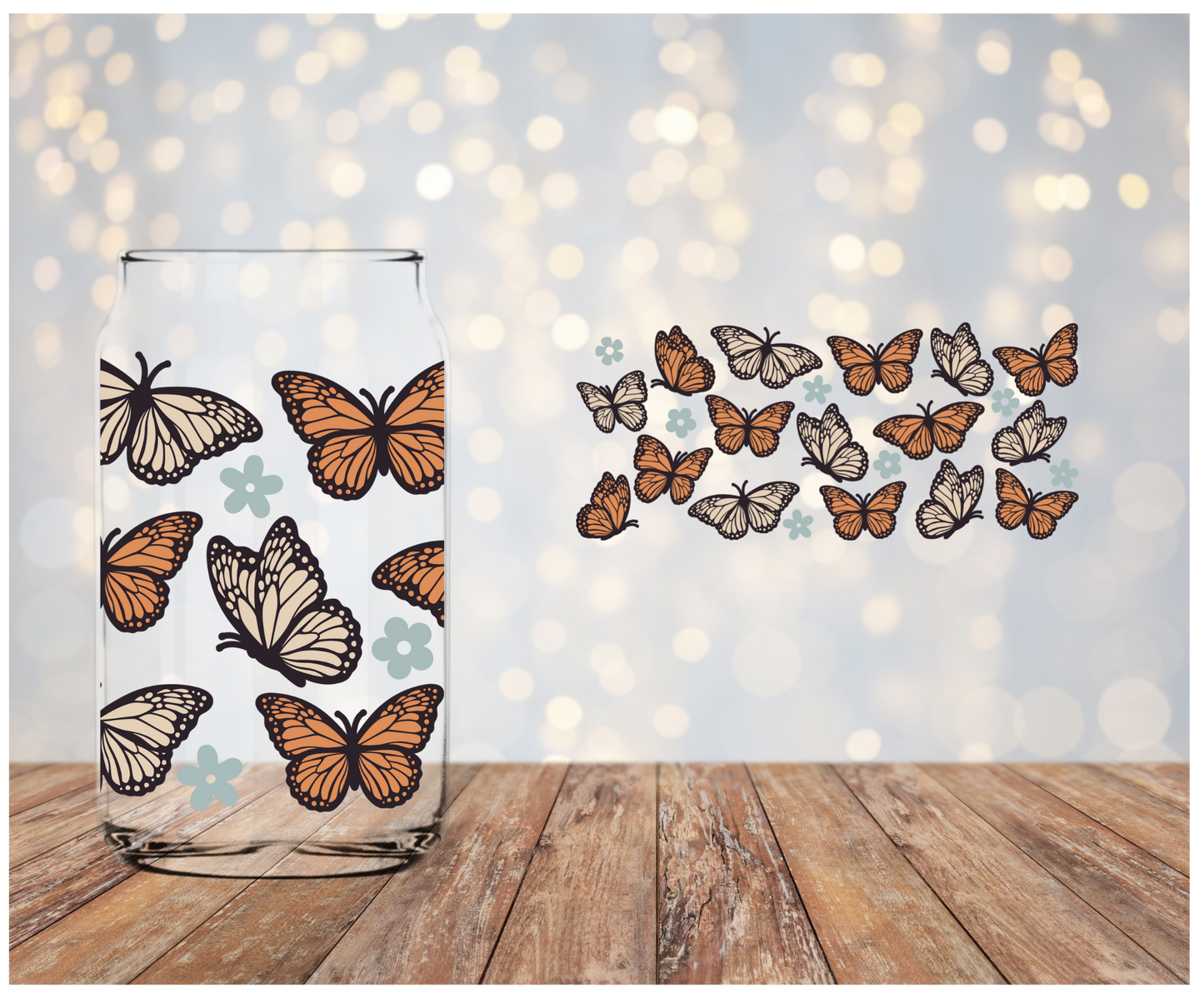 Boho Butterflies Libbey Wrap