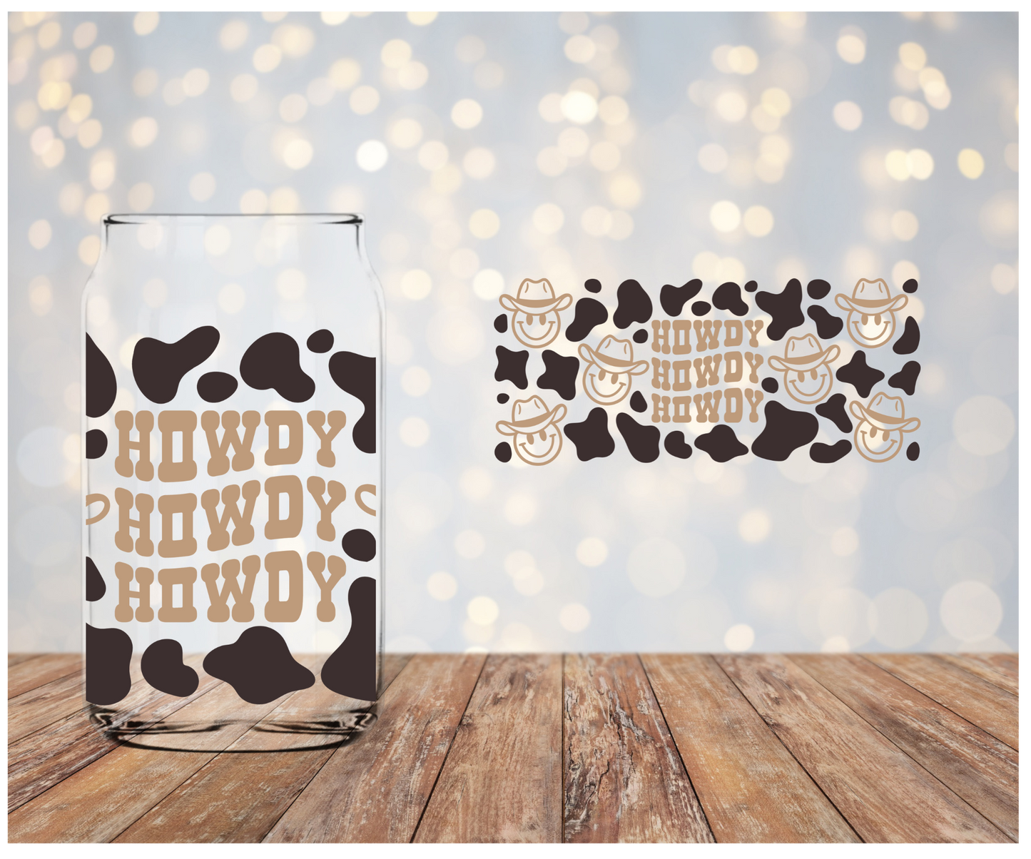 Howdy Smileys Libbey Wrap