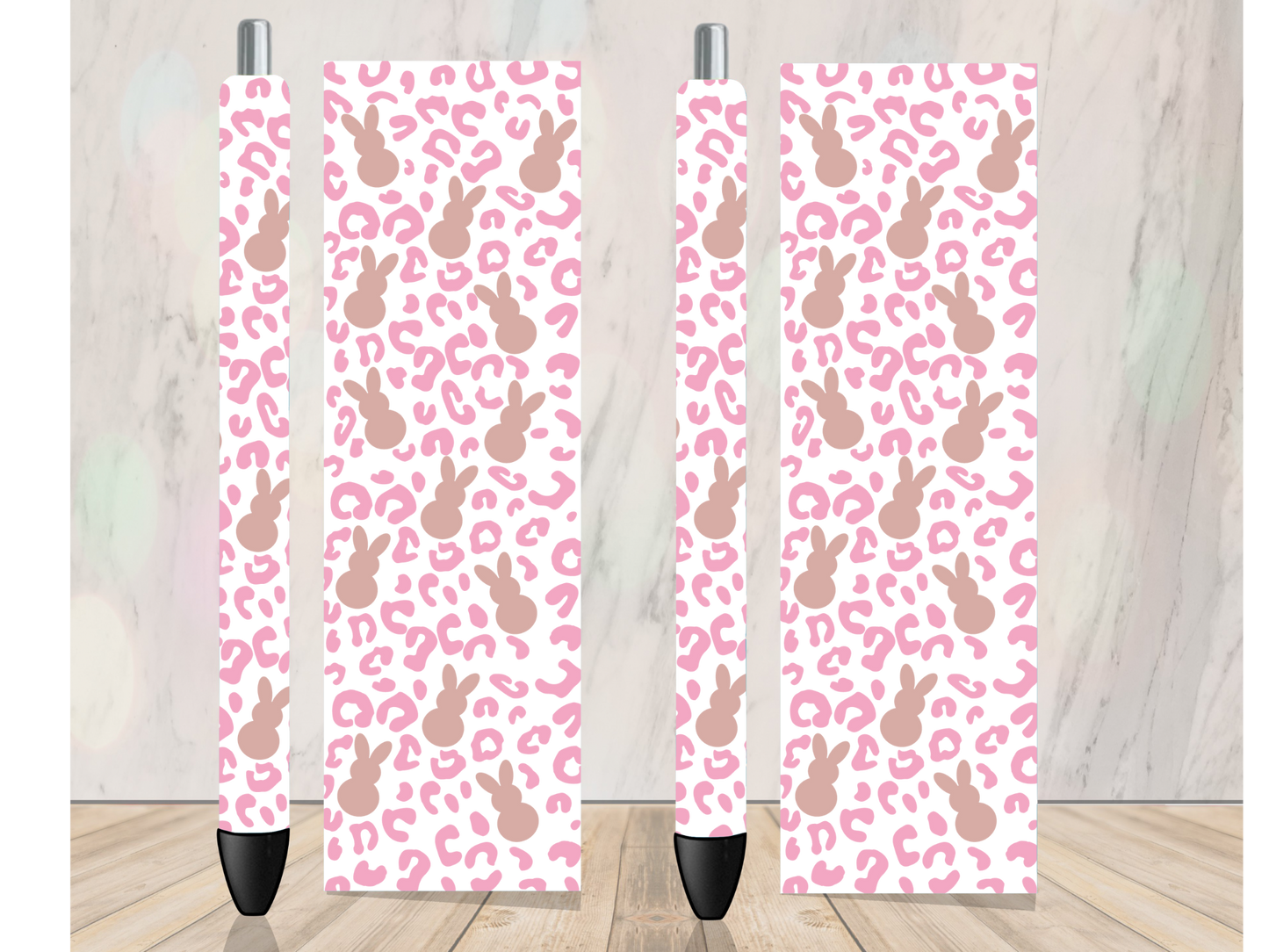 Leopard Bunnies Pen Wrap