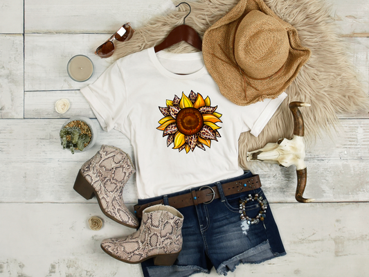 Leopard Yellow Sunflower