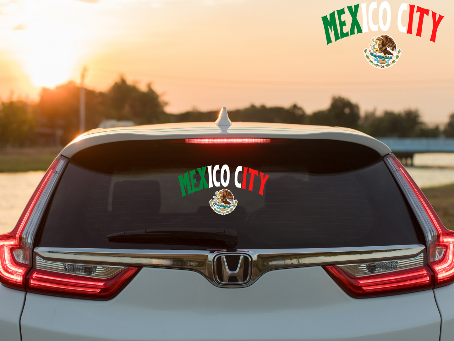 Mexico City Car Decal