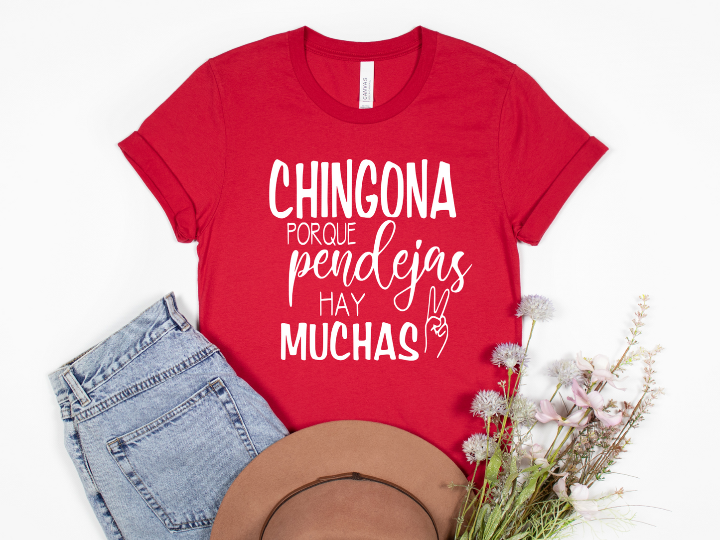 Chingona Porque pendejas hay muchas peace