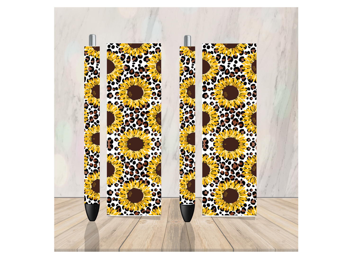 Sunflower Leopard #4 Pen Wrap