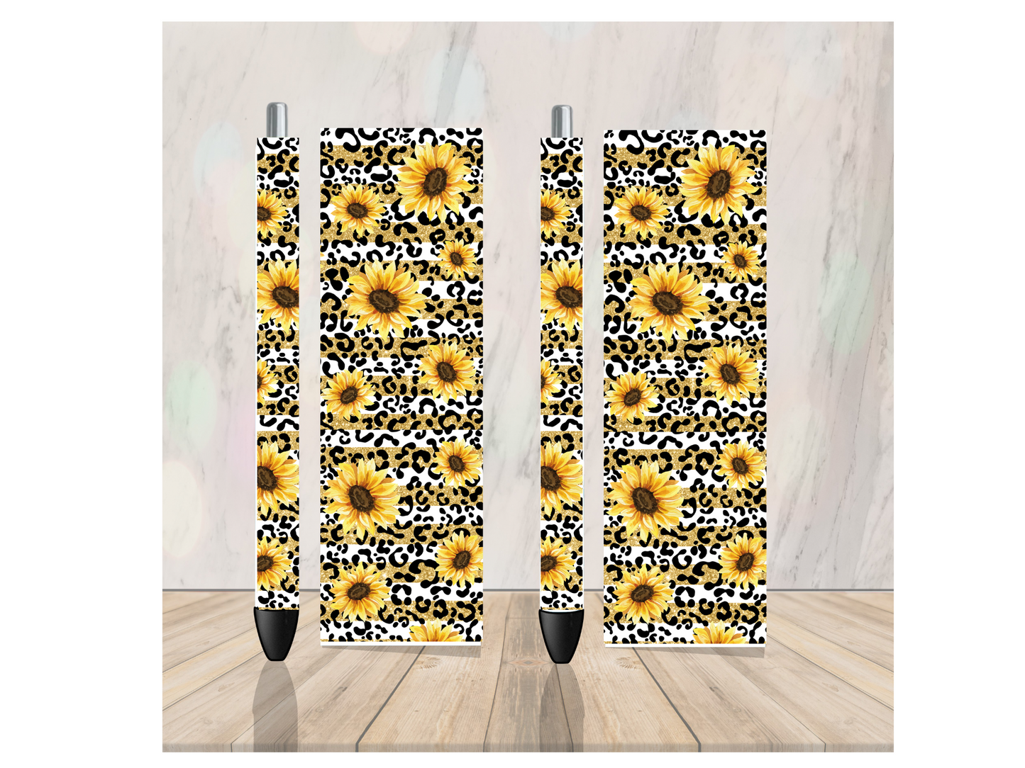 Sunflower leopard #3 Pen Wrap