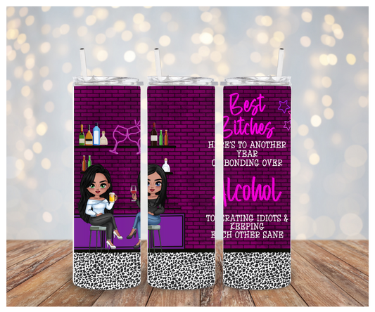 Best Friends Tumbler Sublimation Transfer