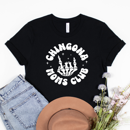 Chingona Moms Club white