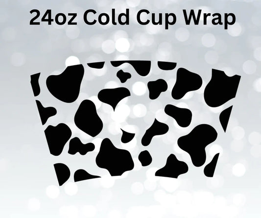 Cow Print Cold Cup