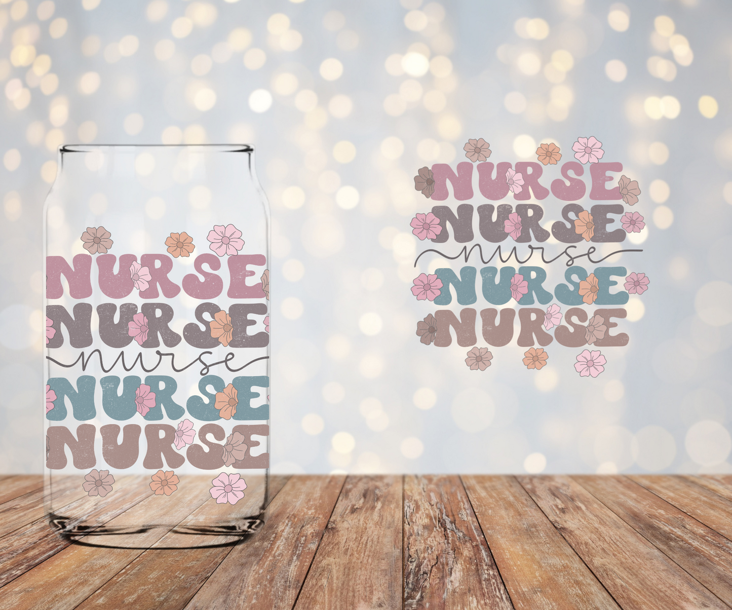 Nurse  (2 images per page)  Libbey Sublimation Transfer