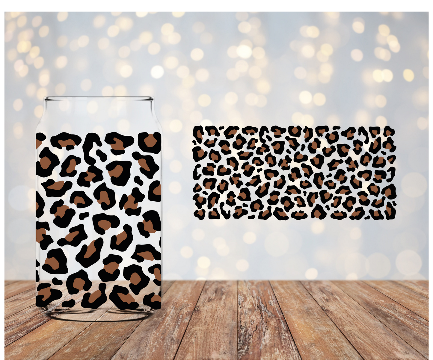 Leopard Libbey Sublimation Transfer