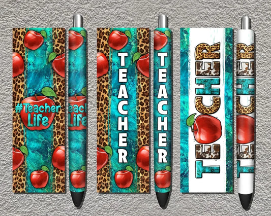 Teacher (pack of 3) Pen Wrap