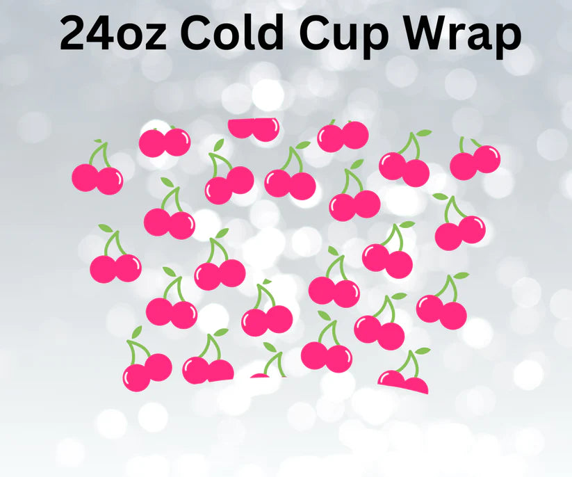 Pink Cherries Cold Cup