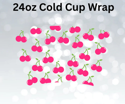 Pink Cherries Cold Cup